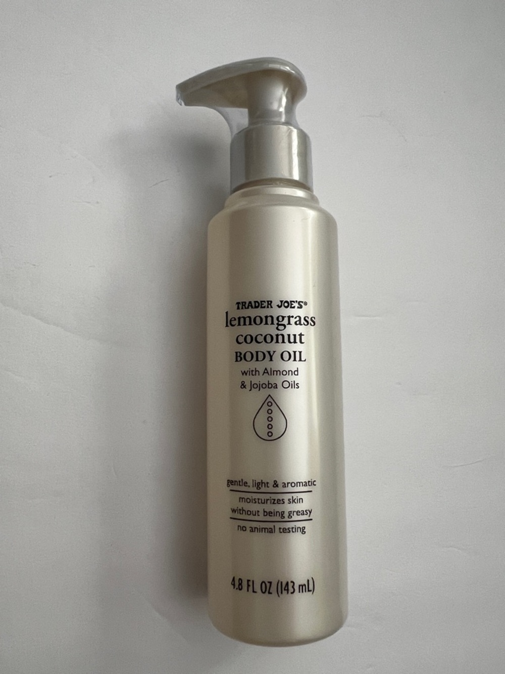 Trader Joe's Lemongrass Coconut Body Oil - Cream